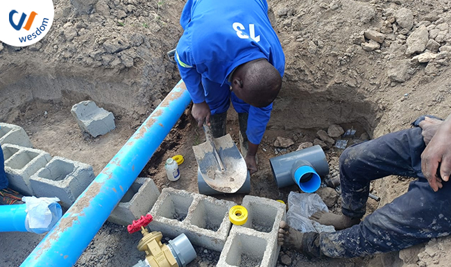 Válvulas WESDOM para proyectos de riego en Malawi