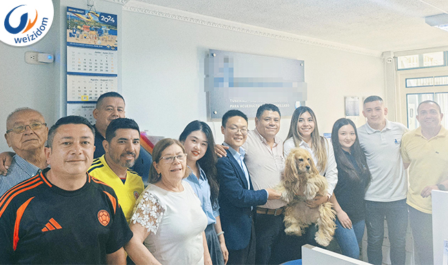 Concluyó con éxito la exposición de WEIZIDOM en Medellín, Colombia